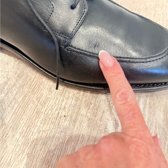 Allen Edmonds Watson Leather Derby Black Oxford Shoes Timeless Design NWOT main image 10